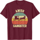 Funny Amish Shirt Thug Life Gift Amish Gangster Horse Buggy T-Shirt - T-Shirt | Maroon