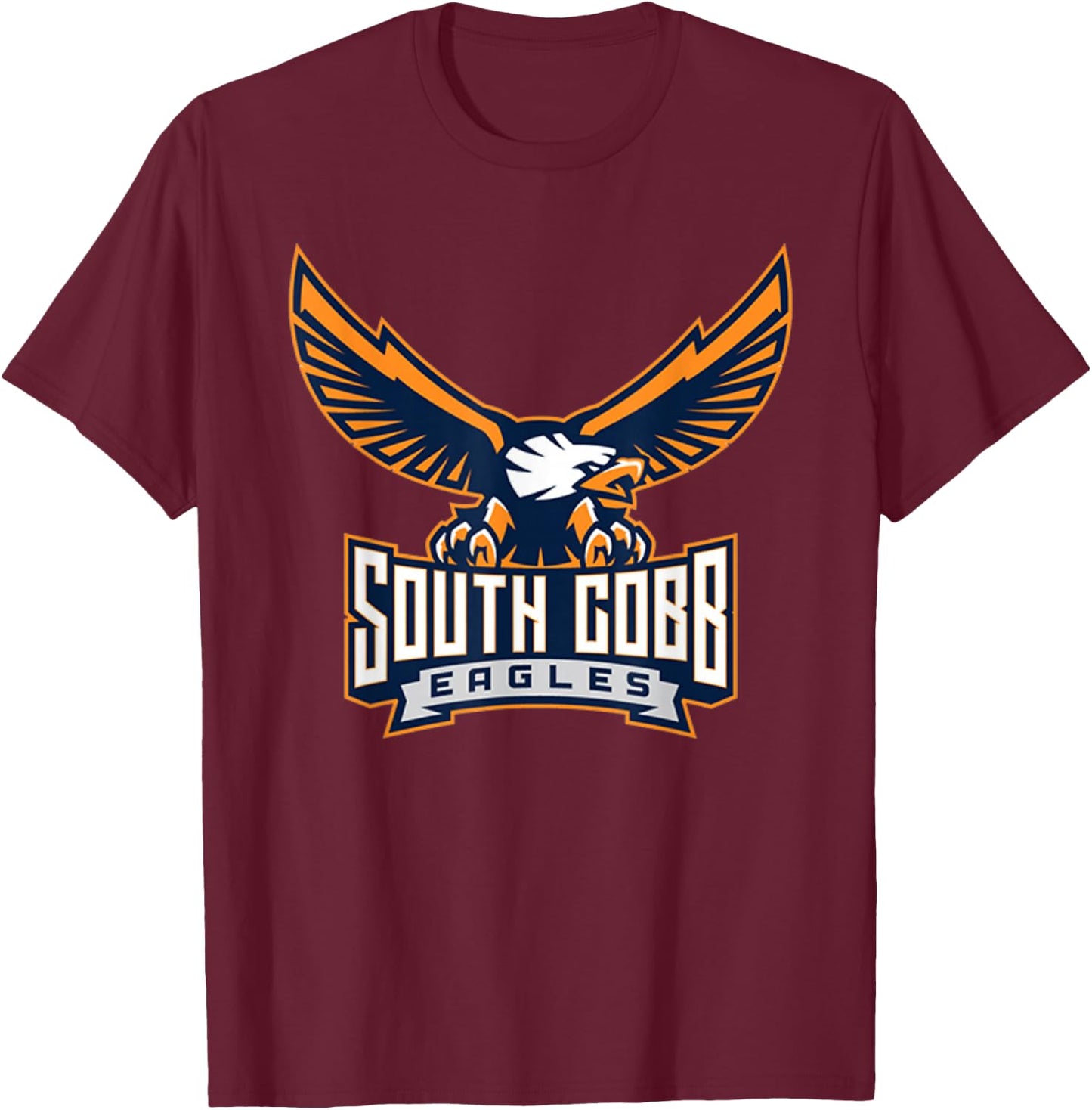 South Cobb High School Eagles T-Shirt - T-Shirt | Maroon