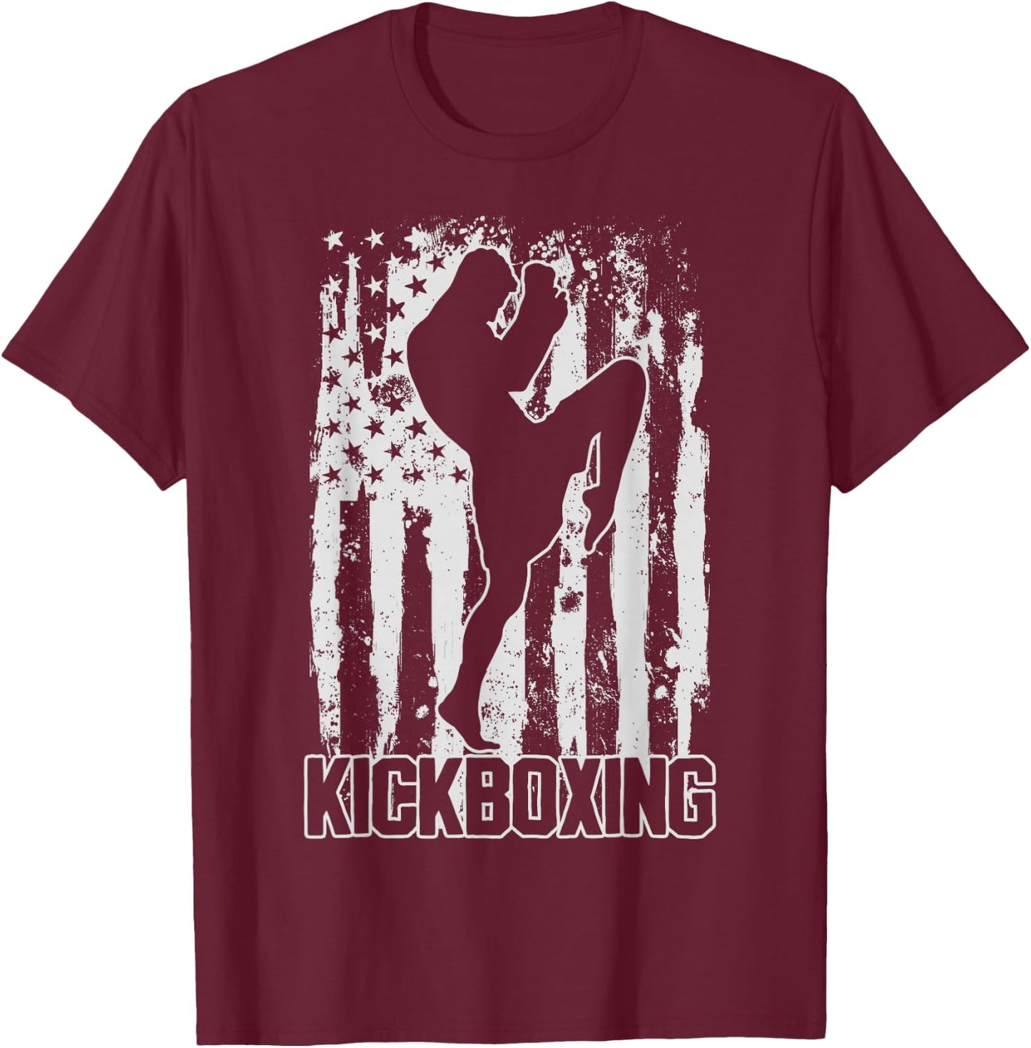 Kickboxing Kickboxer Gift T-Shirt - T-Shirt | Maroon