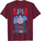 Star Wars Darth Vader Death Star Coffe Cup T-Shirt - T-Shirt | Maroon