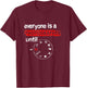 Everyone Is A Photographer Until Manual Mode Photo Camera T-Shirt - T-Shirt | Maroon
