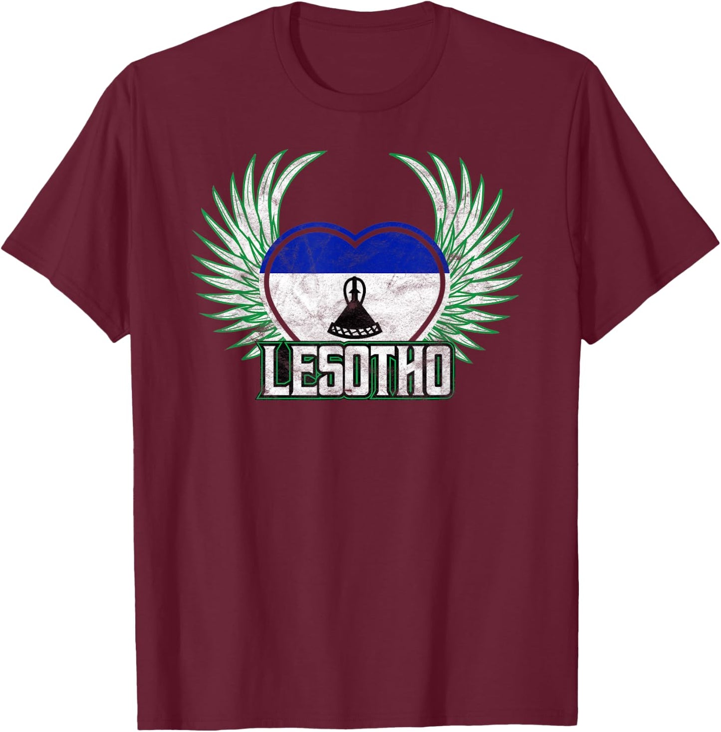 Lesotho T-Shirt - T-Shirt | Maroon