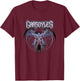 Disney Gargoyles Motorcycle Flames Let's Ride T-Shirt - T-Shirt | Maroon