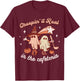 Fall Lunch Lady Retro Halloween Cafeteria Pumpkin Team T-Shirt - T-Shirt | Maroon