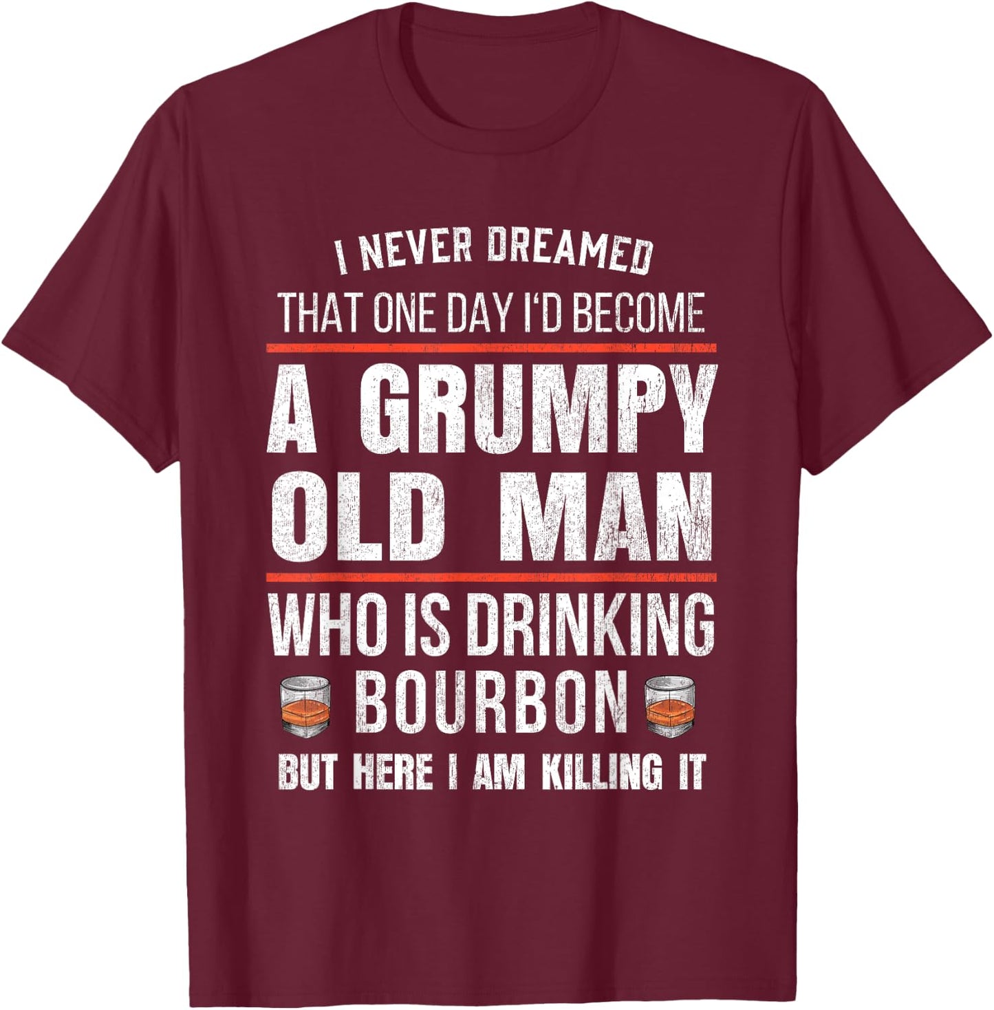 Kentucky Bourbon Whiskey Retirement Gift Malt Whisky Retiree T-Shirt - T-Shirt | Maroon