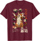 Sushi Cat Japanese Kawaii - Tokyo Food Humor Art T-Shirt - T-Shirt | Maroon