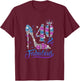 40 and Fabulous Stepping into my 40th Birthday Gift Women's T-Shirt - T-Shirt | Maroon