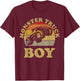 Monster Truck Boys Clothes Shirt Vintage Retro Sunset Boy T-Shirt - T-Shirt | Maroon