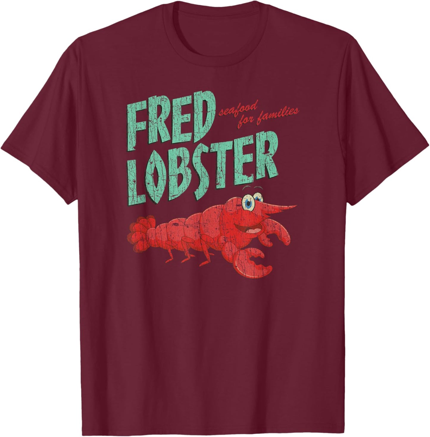 Fred Lobster 2017 T-Shirt - T-Shirt | Maroon