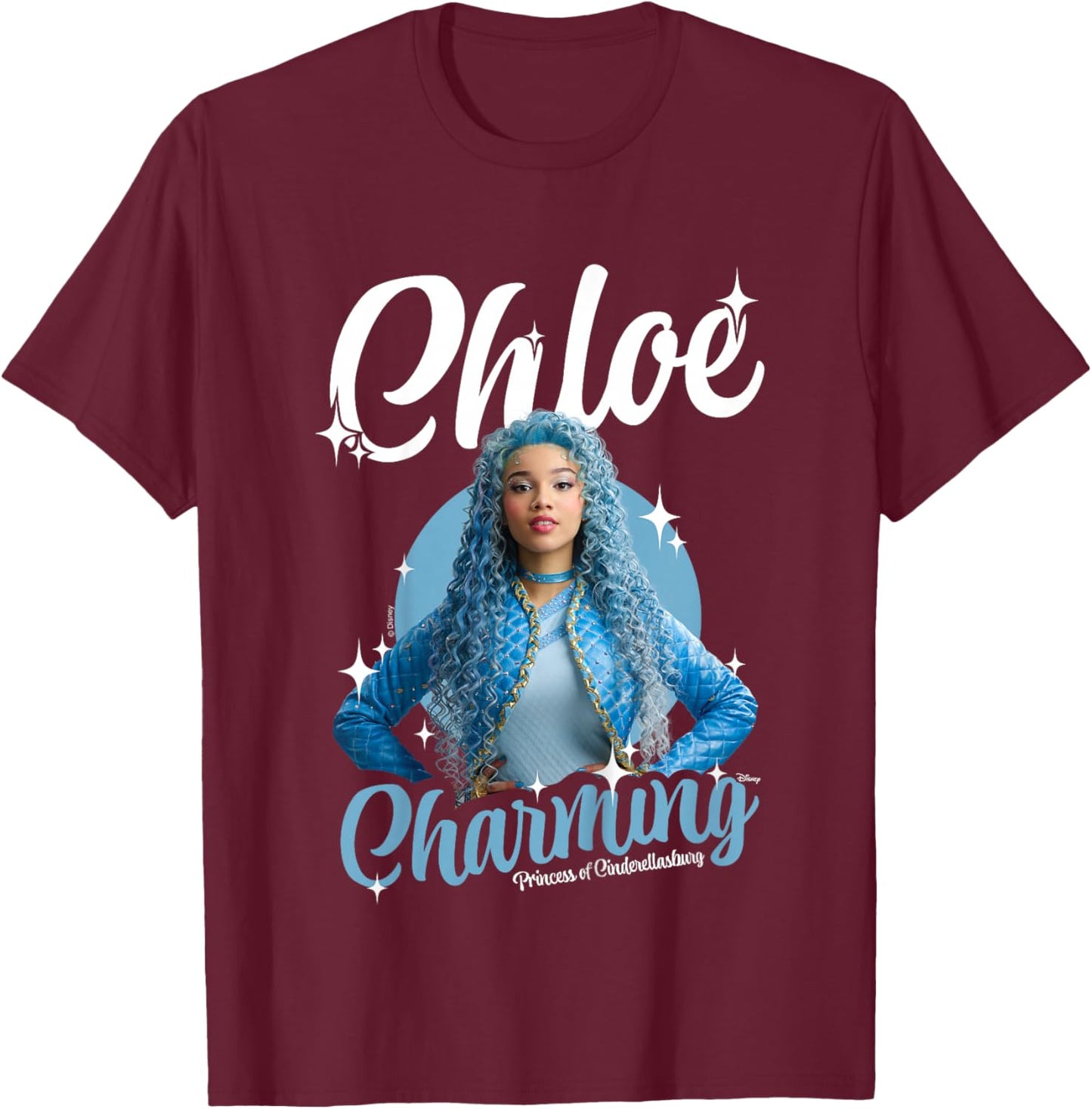 Descendants 4 - The Rise Of Red Princess Chloe Charming T-Shirt - T-Shirt | Maroon