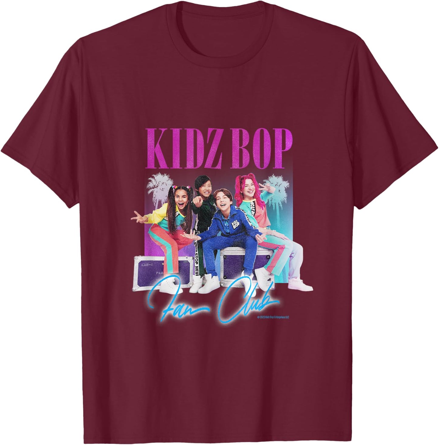 KIDZ BOP – Fan Club T-Shirt - T-Shirt | Maroon