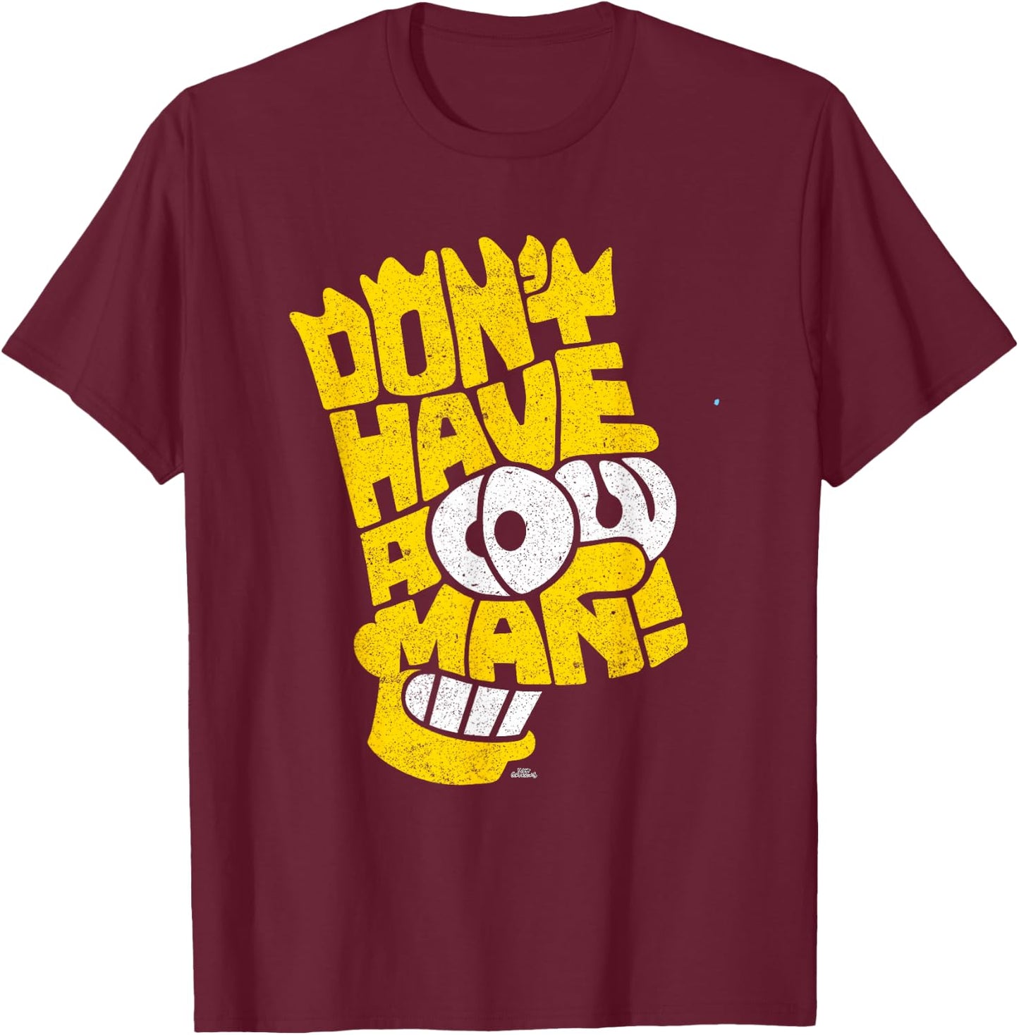 The Simpsons Bart Simpson Don't Have A Cow Man T-Shirt - T-Shirt | Maroon