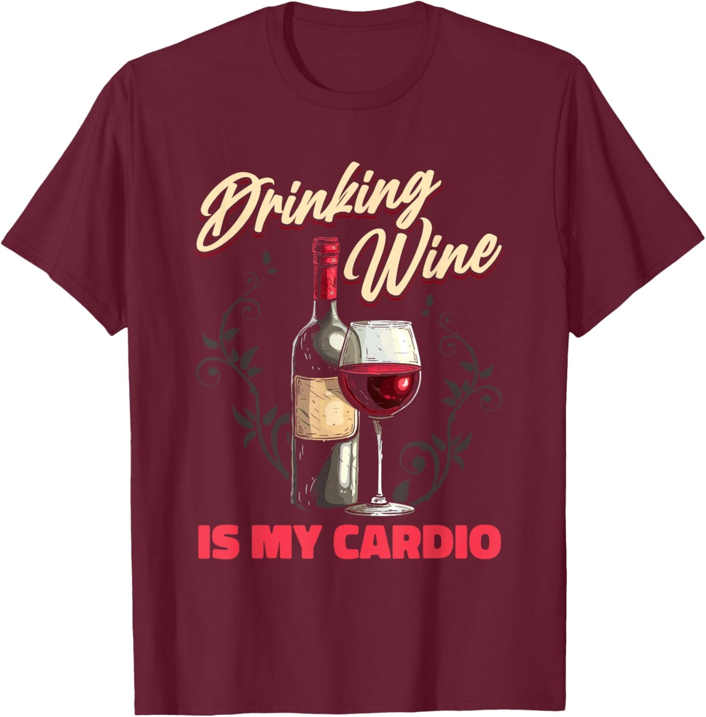 Wine - Vines Sommelier White Wine Red Wine Winemaker T-Shirt - T-Shirt | Maroon