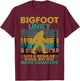 Bigfoot Unky Like A Regular Uncle But More Squatchy T-Shirt - T-Shirt | Maroon