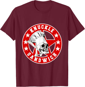 Knuckle Sandwich All Star Red White T-Shirt - T-Shirt | Maroon