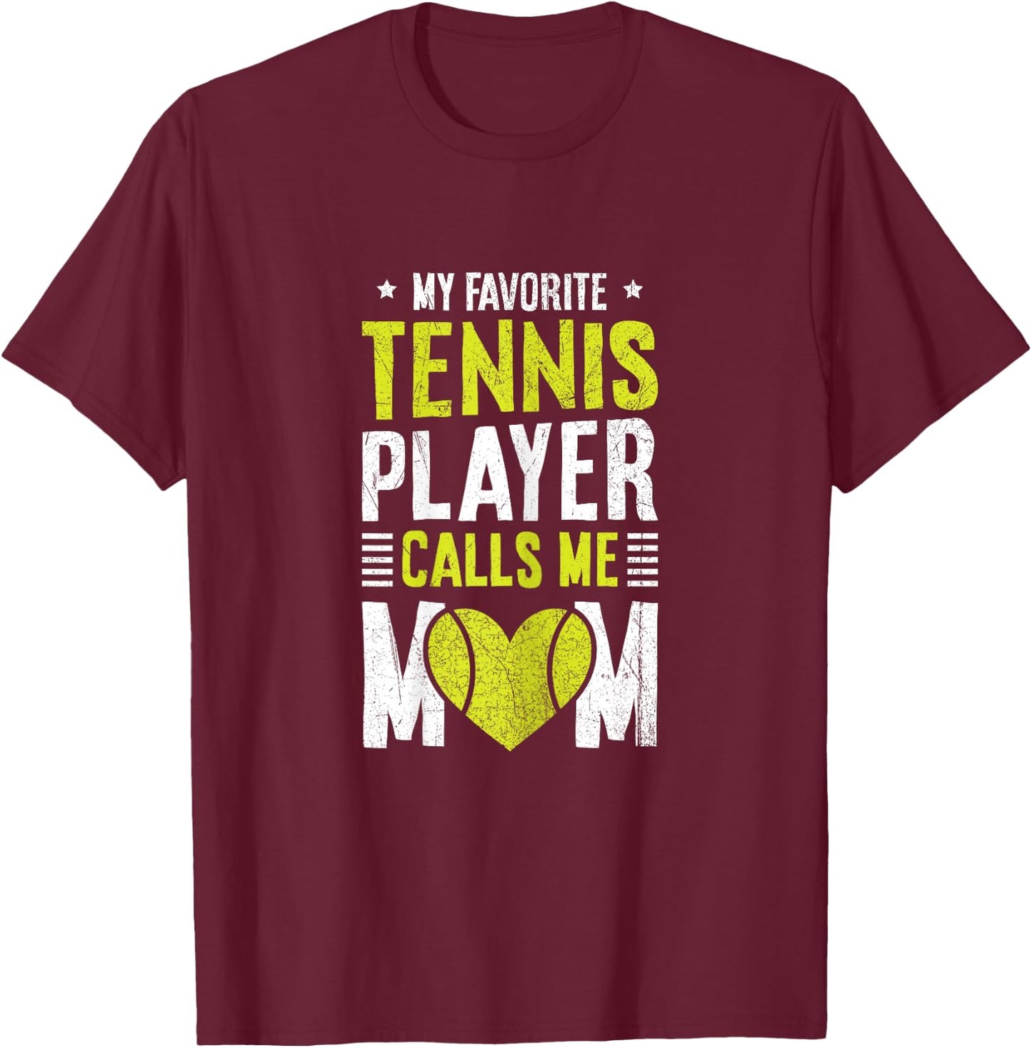 Tennis Court Design for your Tennis Lover Mom T-Shirt - T-Shirt | Maroon