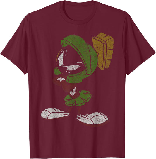 Looney Tunes Marvin The Martian Attitude T-Shirt - T-Shirt | Maroon