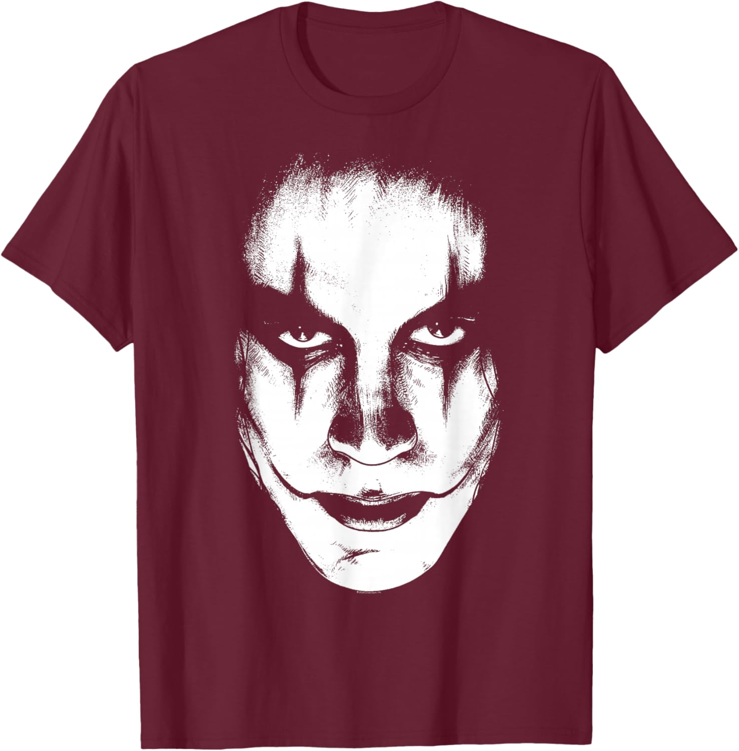 The Crow – Big Face T-Shirt - T-Shirt | Maroon