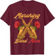 Marching Band Mom Saxophonist Jazz Music Saxophone T-Shirt - T-Shirt | Maroon