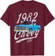 1982 Chevys C10 Pick Up Back of Rear Drawing T-Shirt - T-Shirt | Maroon