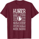 Wow Hunter Role Playing Gamer T-Shirt - T-Shirt | Maroon