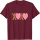 Latinx Funny Valentine's Gift Latina Concha Churro Shirt T-Shirt - T-Shirt | Maroon