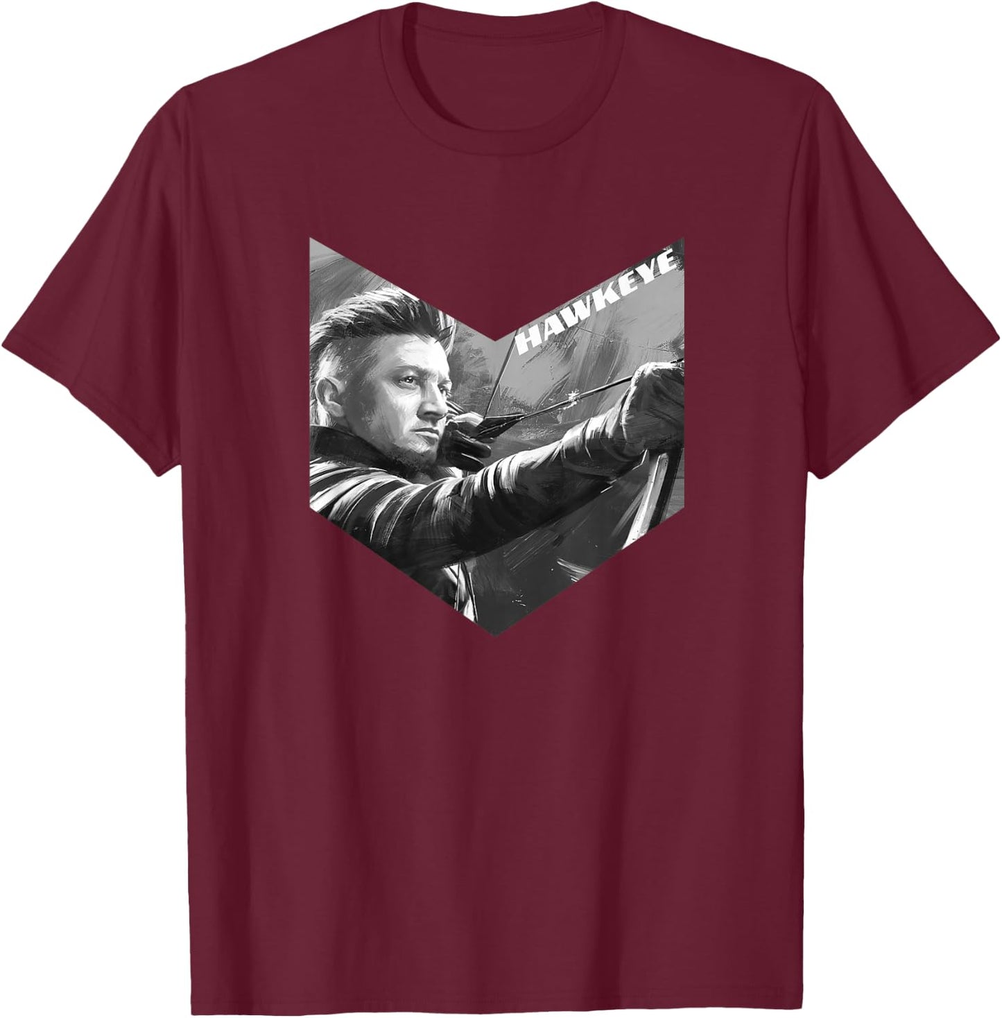 Marvel Avengers Endgame Hawkeye T-Shirt - T-Shirt | Maroon