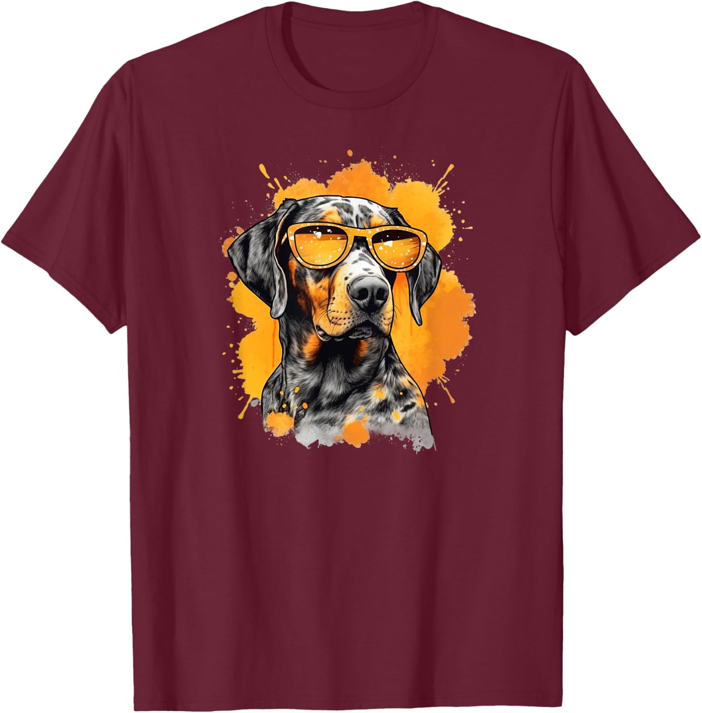 Catahoula Leopard Dog Men Women Girls Kids T-Shirt - T-Shirt | Maroon