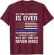 Retired Police Officer Gifts Thin Blue Line T-Shirt - T-Shirt | Maroon