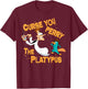 Disney Phineas and Ferb Curse You Small T-Shirt - T-Shirt | Maroon