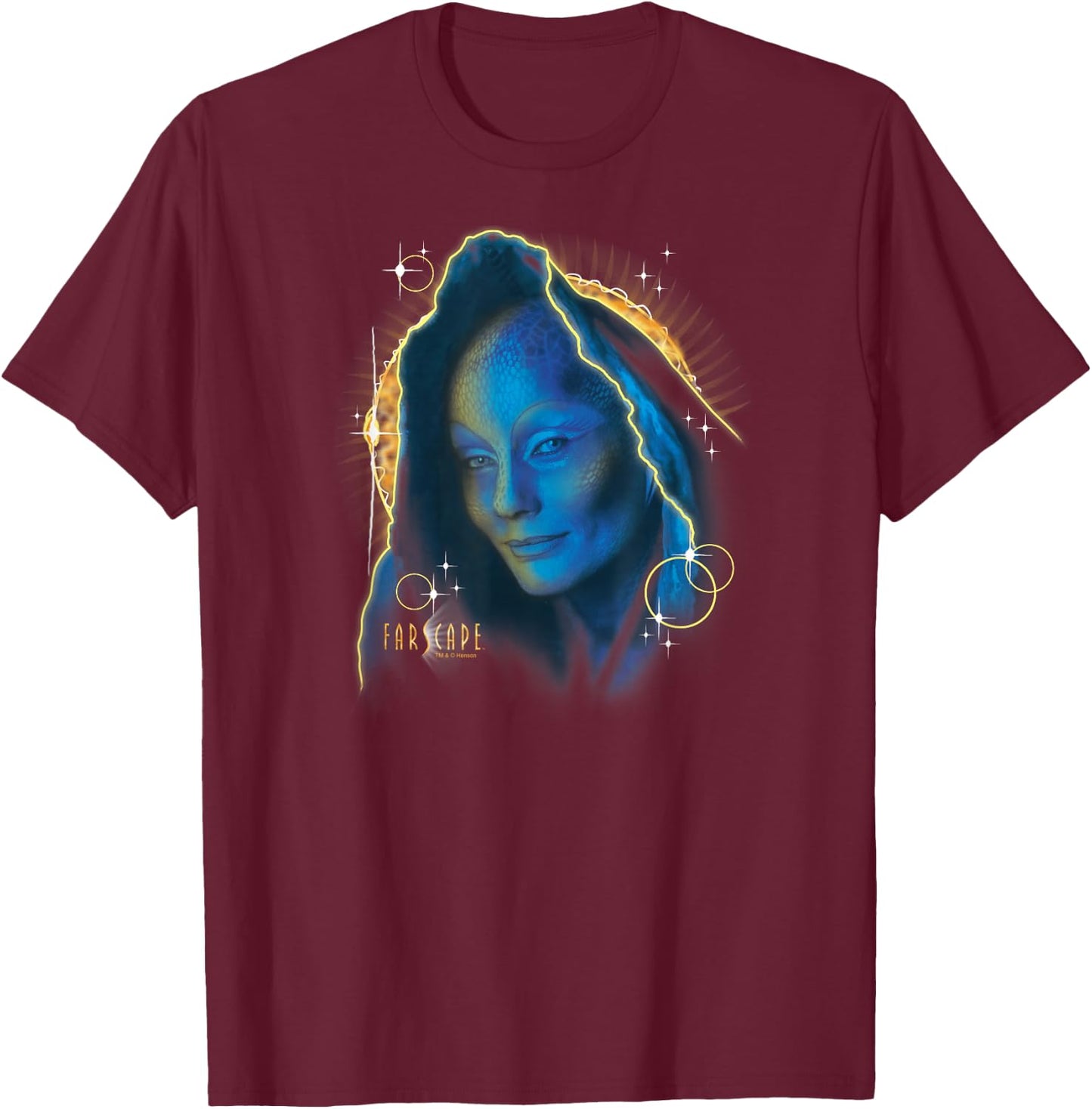 Farscape Solar Flare T-Shirt - T-Shirt | Maroon