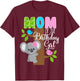 Koala Bear Birthday Mom Of The Birthday Girl Koala's Birthday T-Shirt - T-Shirt | Maroon
