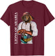 Lions Of Arabia Yemeni Style T-Shirt - T-Shirt | Maroon