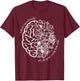 Embrace Neurodiversity Not All Great Minds Think Alike T-Shirt - T-Shirt | Maroon