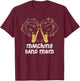 Marschkapellen Mama Music Saxophone T-Shirt - T-Shirt | Maroon