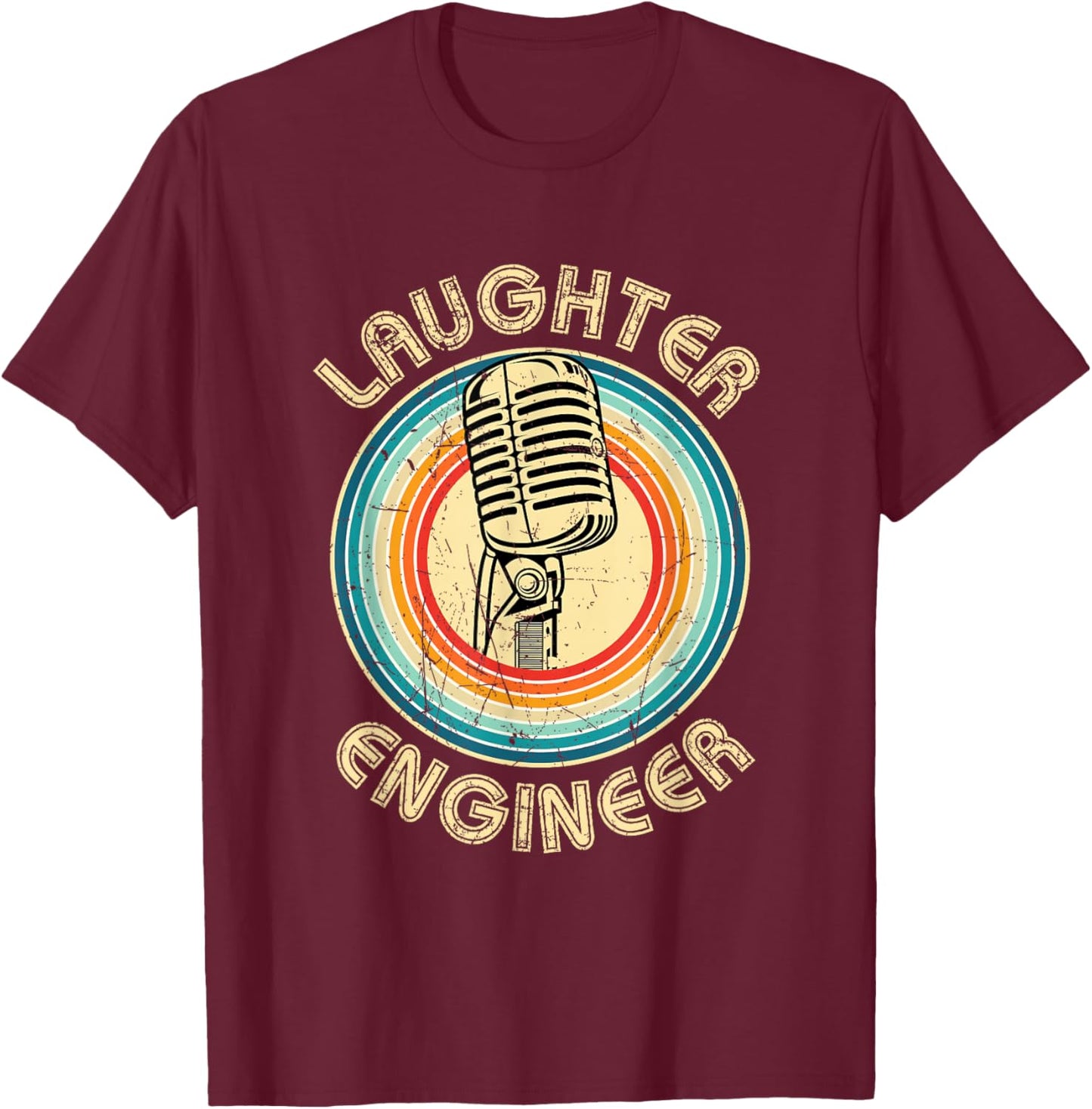 Stand Up Comedian Humor Open Mic Funny Stand Up Comedy T-Shirt - T-Shirt | Maroon