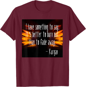 There Can Be Only One Highlander T-Shirt - T-Shirt | Maroon