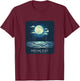 Beautiful Moonlight Outfit for Moon Lovers T-Shirt - T-Shirt | Maroon