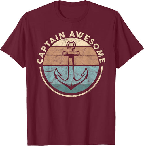 Funny Sailing Boating Sailor Boat Captain Awesome