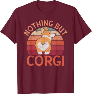 Nothing but Corgi T-Shirt - T-Shirt | Maroon