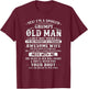 I'm A Spoiled Grumpy Old Man - Awesome Wife Born In February T-Shirt - T-Shirt | Maroon