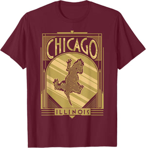 Chicago Rat Hole T-Shirt - T-Shirt | Maroon