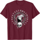 Odin Norse Mythology Raven Viking Skull Gift Viking T-Shirt - T-Shirt | Maroon