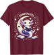 Axolotl Books Readsalotl Reading Bookworm Boys Girls Kids T-Shirt - T-Shirt | Maroon