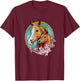 Horses Mom Horse lovers Mother Daughter Horse T-Shirt - T-Shirt | Maroon