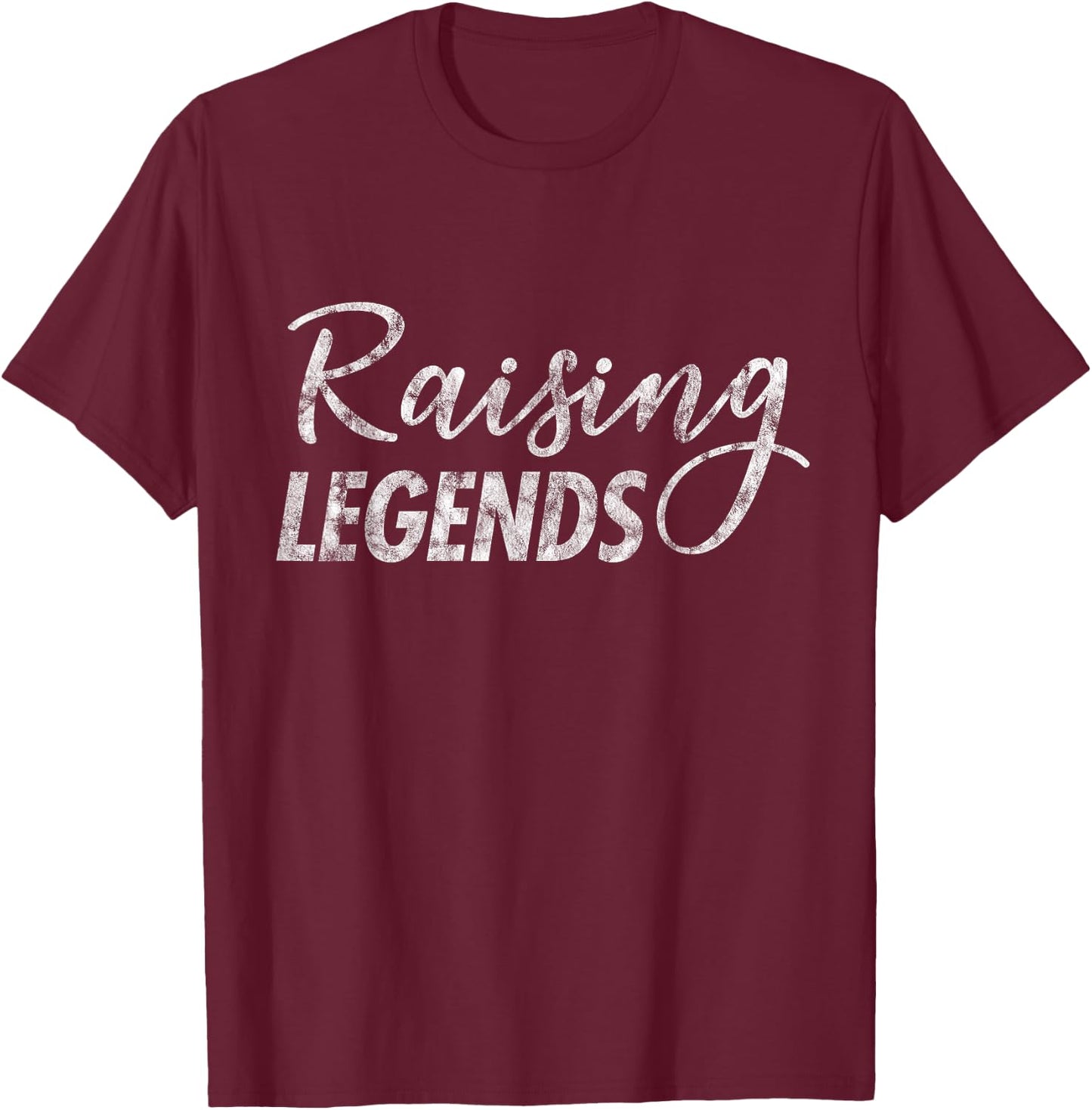 Raising Legends Proud Mom T-Shirt - T-Shirt | Maroon