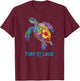 Port St Lucie Florida FL Beach Gift Sea Turtle Women T-Shirt - T-Shirt | Maroon