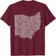 Drink Local Ohio Breweries T-Shirt - T-Shirt | Maroon