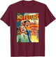No Future 1950s Horror Comic Cover T-Shirt - T-Shirt | Maroon
