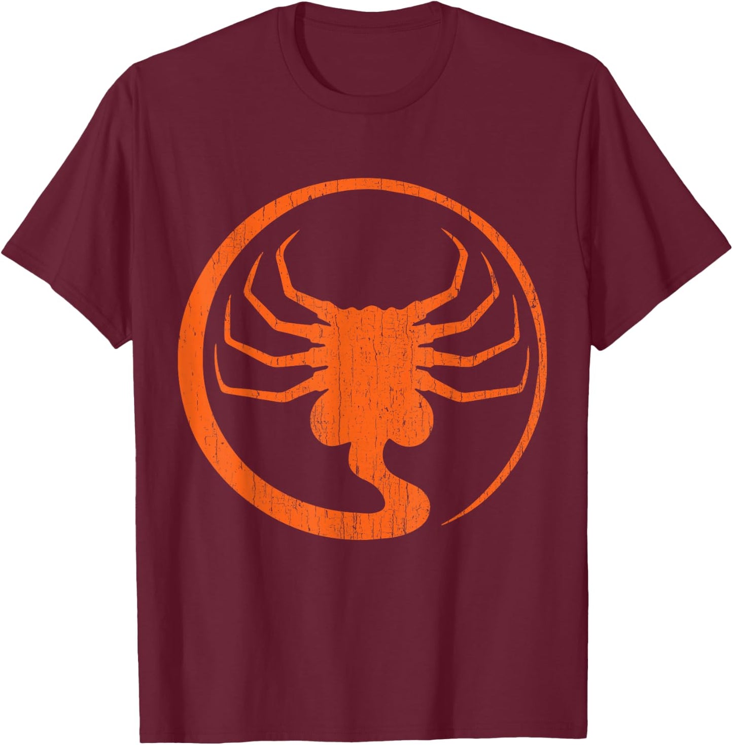 Halloween Scary Alien Parasite Horror Pumpkin Lazy Costume T-Shirt - T-Shirt | Maroon